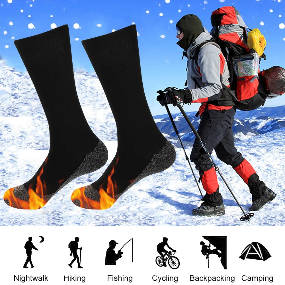 2Pairs Winter Thermal Heated Socks