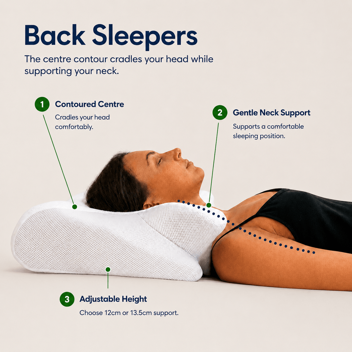 Ergonomic Butterfly Pillow