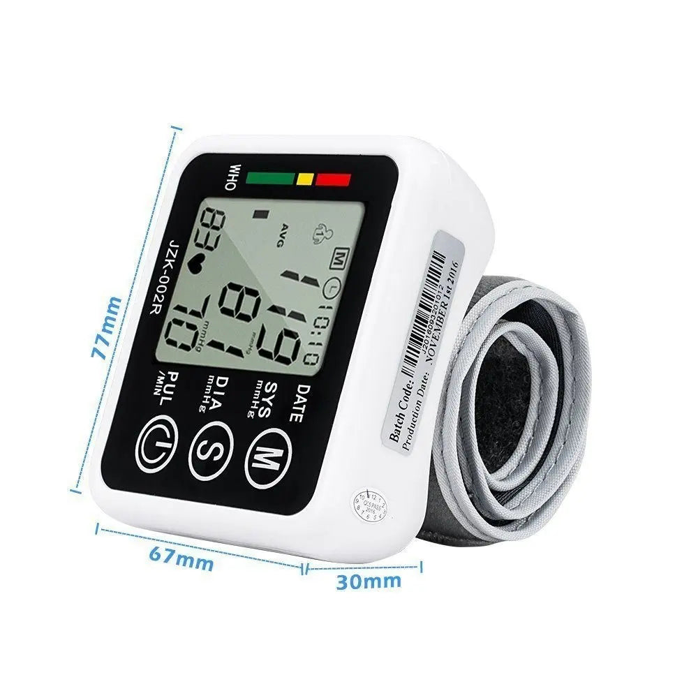 Digital Wrist Blood Pressure Monitor