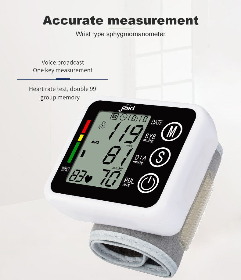 Digital Wrist Blood Pressure Monitor