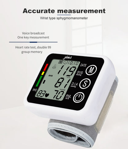 Digital Wrist Blood Pressure Monitor