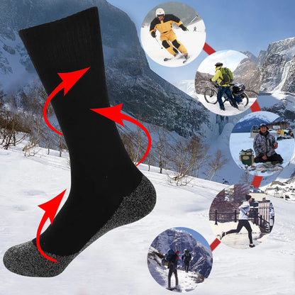 2Pairs Winter Thermal Heated Socks