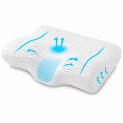 Ergonomic Contour Neck Support Pillow